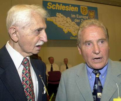 Herbert Hupka und Rudi Pawelka ...