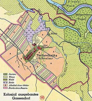 Ein im Mittelalter gegründetes Dorf bei Breslau