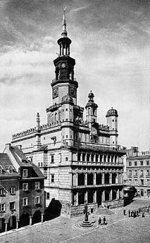 Das Rathaus von Posen