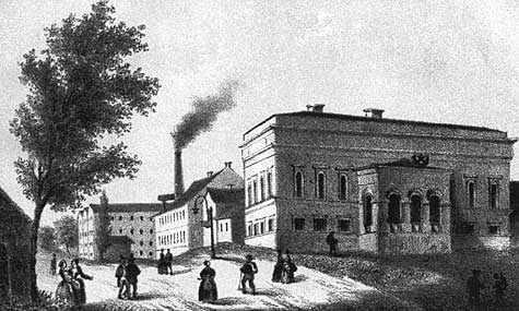 Die Geyersche Textilfabrik in Lodz 1853