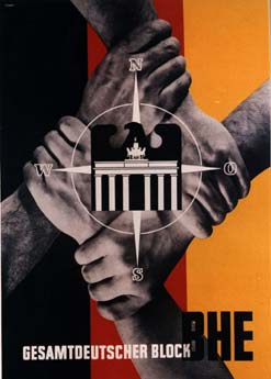 Wahlplakat des BHE von 1953